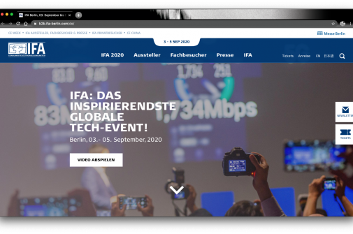 IFA 2020 Digital Messe Konferenz